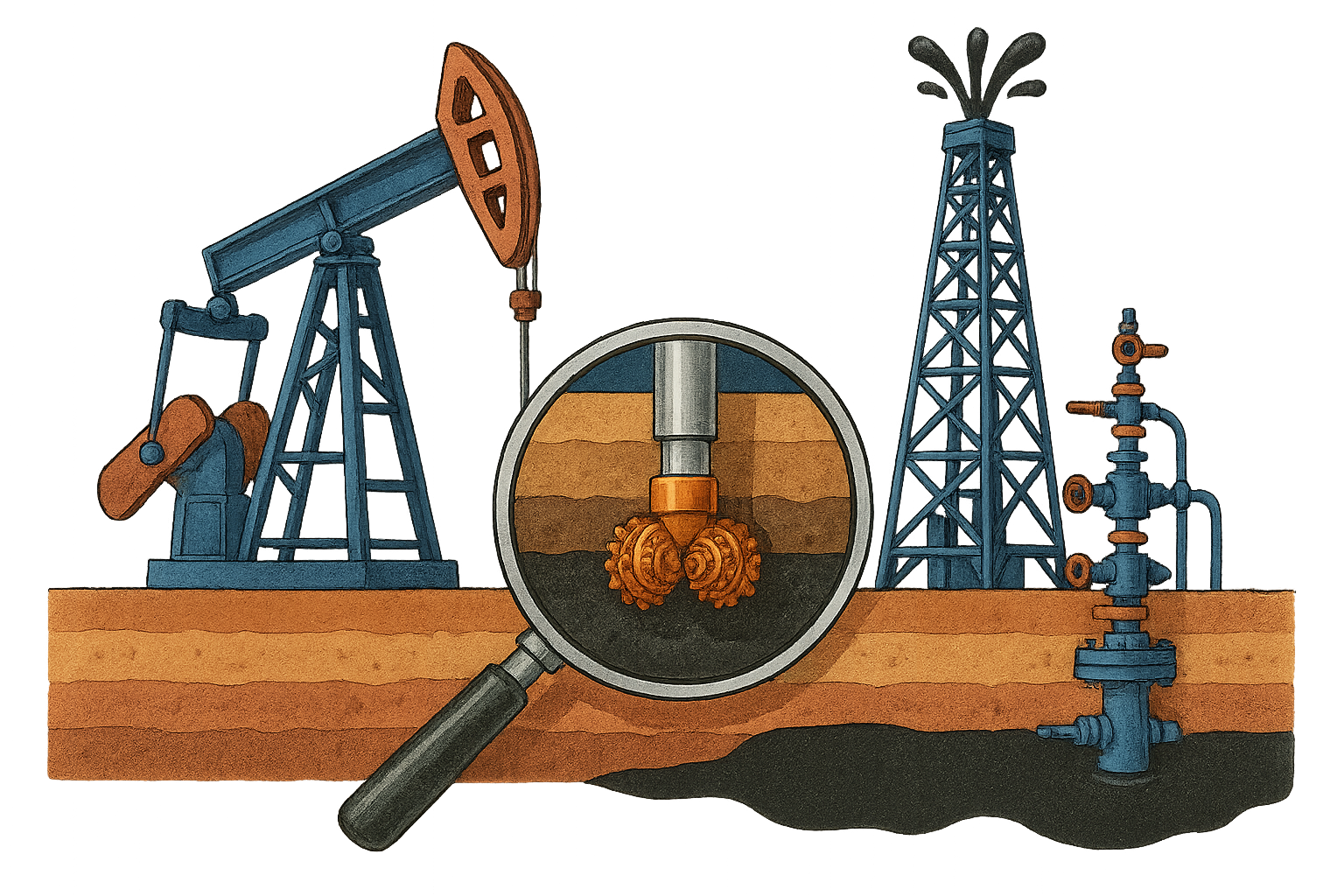 enhancing drilling 1 white background